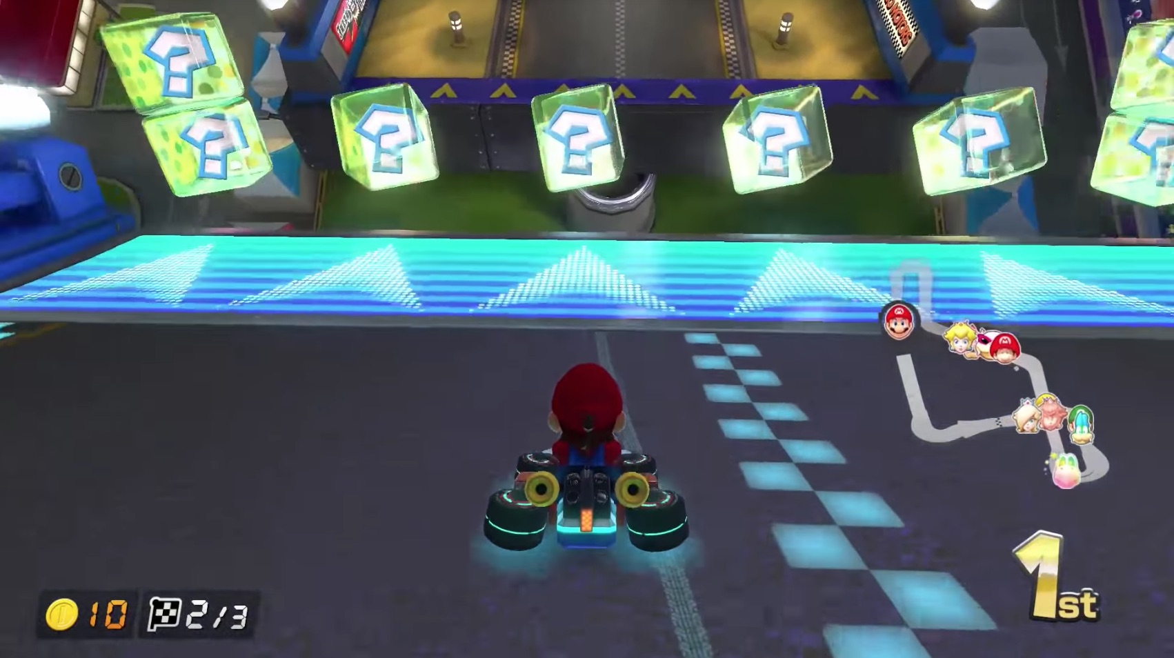 Mario Kart 8 Deluxe gameplay footage (2017)